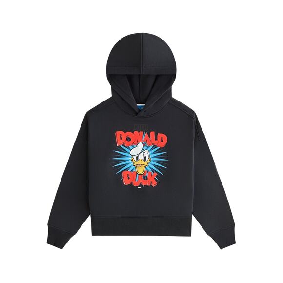 Kith Other - Kith Disney For Donald Duck Show Black Cotton Nelson Hoodie Size L